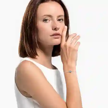 Resim Una Angelic Bileklik, Mavi, Rodyum kaplama