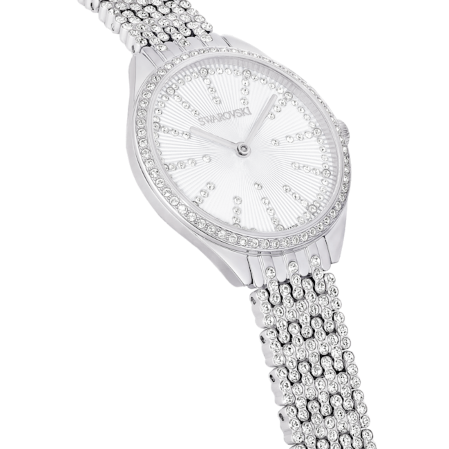 Resim Attract Saat, İsviçre Üretimi, Metal bileklik, Gümüş Rengi, Paslanmaz çelik