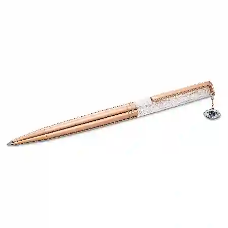 Resim Crystalline Tükenmez Kalem, Nazarlık, Rose Altın tonu, Pembe altın rengi kaplama