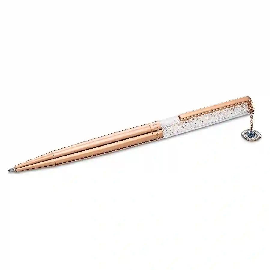 Resim Crystalline Tükenmez Kalem, Nazarlık, Rose Altın tonu, Pembe altın rengi kaplama