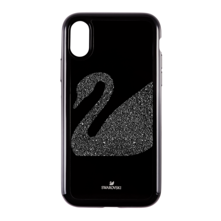 Resim Swan Akıllı Telefon Kılıfı, Kuğu, iPhone® X/XS, Siyah