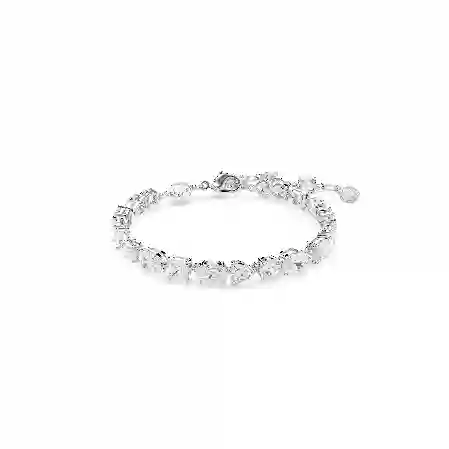 Resim Mesmera Bileklik, Karışık kesimler, Beyaz, Rodyum kaplama