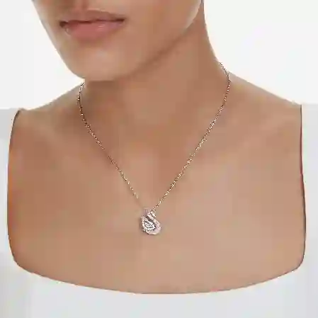 Resim Swan Kolye, Karışık kesimler, Kuğu, Beyaz