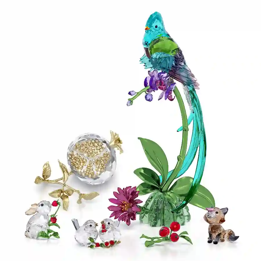 Resim Idyllia Kuş Çifti ve Yemiş