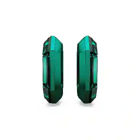 Resim Lucent halka küpeler, Sekizgen şekil, Küçük, Yeşil