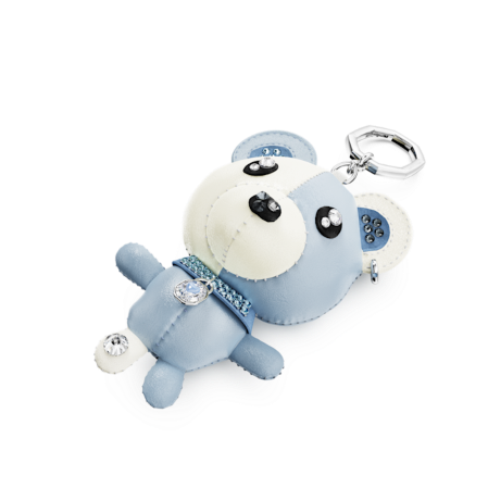 Resim Teddy Çanta Charm'ı, Ayıcık, Mavi, Rodyum kaplama