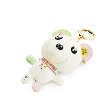 Resim Teddy Çanta Charm'ı, Ayıcık, Çok renkli, Altın rengi kaplama