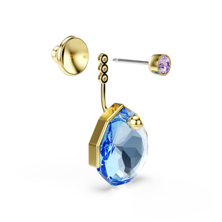 Resim Gema küpe gömlekleri, Mavi, Altın rengi kaplama