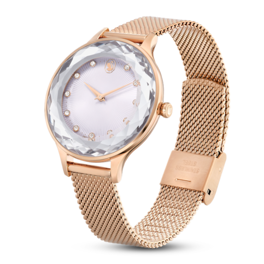 Resim Nova Saat, İsviçre Üretimi, Metal bileklik, Rose Altın tonu, Pembe altın rengi yüzey