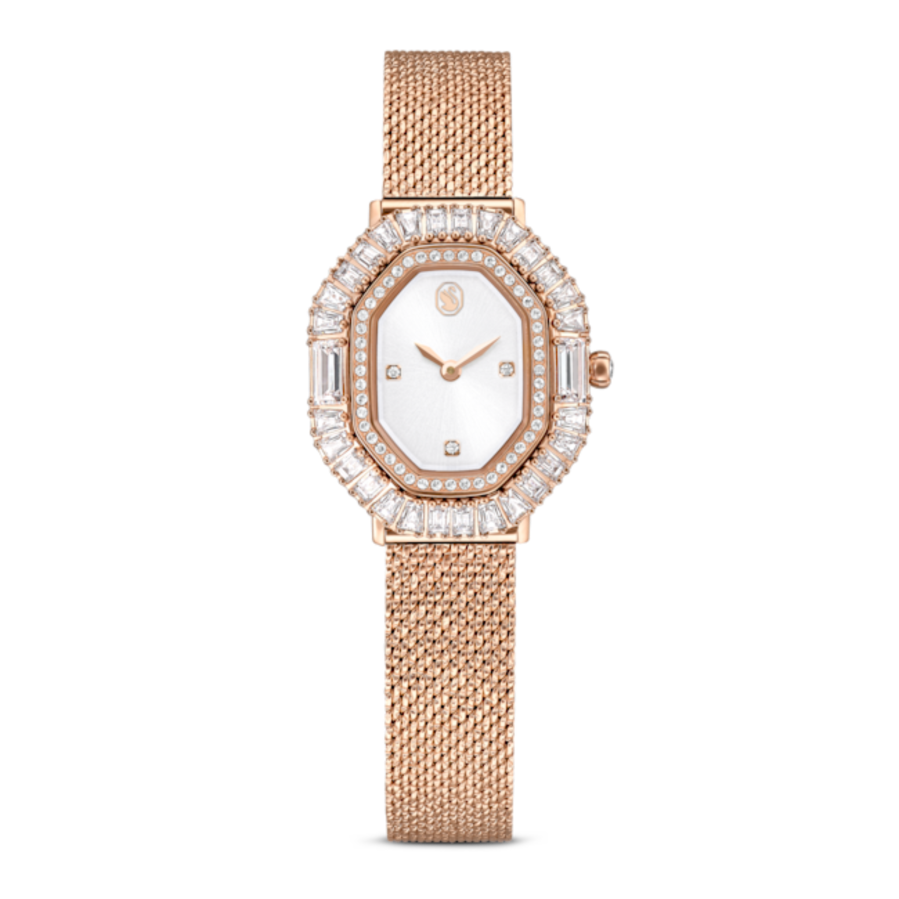 Resim Matrix Octagon Saat, Metal bileklik, Rose Altın tonu, Pembe altın rengi yüzey