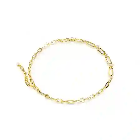 Resim Constella Kolye, Beyaz, Altın rengi kaplama