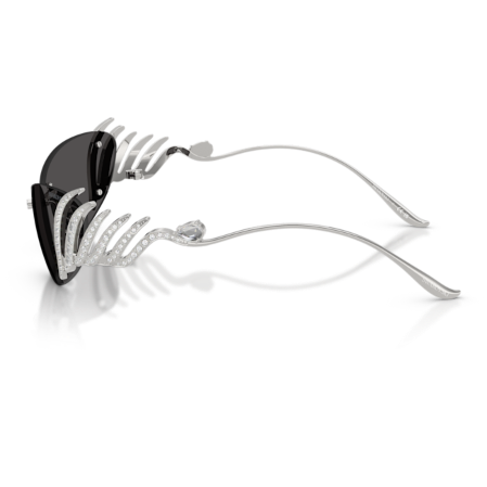 Resim Güneş Gözlüleri, Kedi gözü şekli, Kuğu, Gümüş Rengi