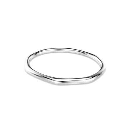 Resim Dextera Bileklik, Sekizgen şekil, Yuvarlak kesim, Beyaz, Rodyum kaplama