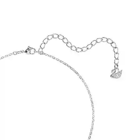 Resim Swan Kolye Ucu, Kuğu, Siyah, Rodyum kaplama