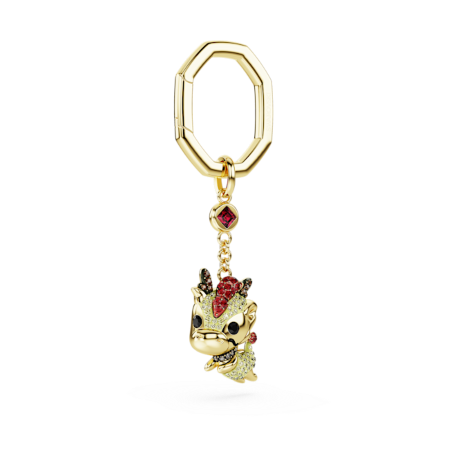 Resim Chinese Zodiac Anahtarlık, Ejderha, Sarı, Altın rengi kaplama