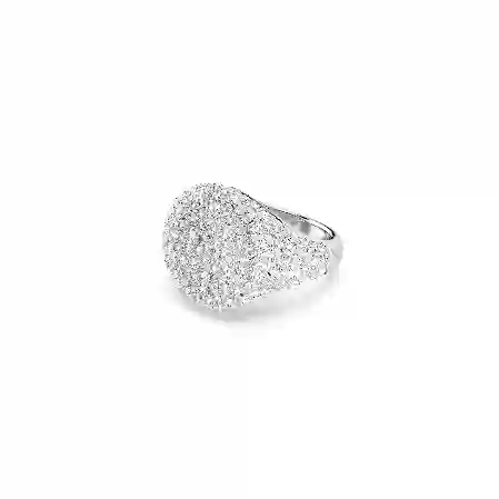 Resim Meteora Kokteyl Yüzüğü, Beyaz, Rodyum kaplama