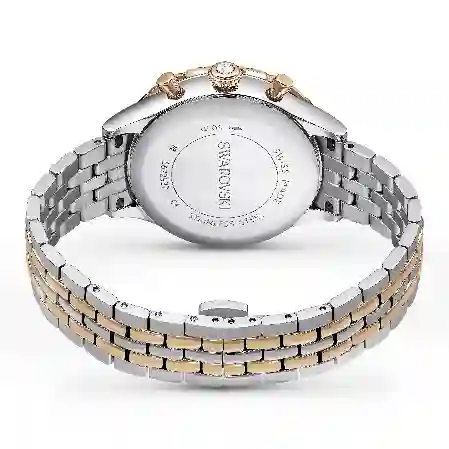 Resim Octea Chrono Saat, İsviçre Üretimi, Metal bileklik, Rose Altın tonu, Karışık metal yüzey