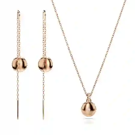 Resim Meteora Set, Beyaz, Pembe altın rengi kaplama