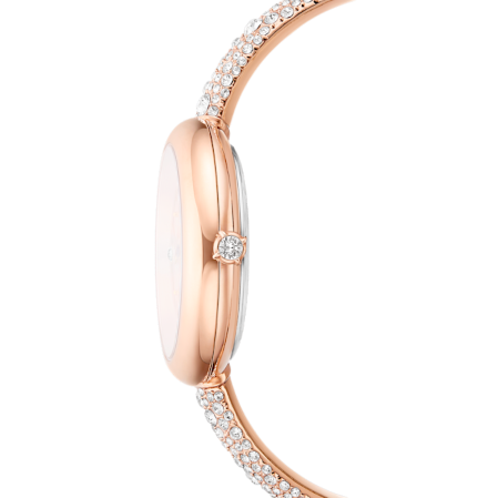 Resim Sublima bangle Saat, İsviçre Üretimi, Metal bileklik, Rose Altın tonu, Pembe altın rengi yüzey