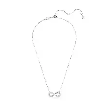 Resim Hyperbola Kolye, Infinity, Beyaz, Rodyum kaplama