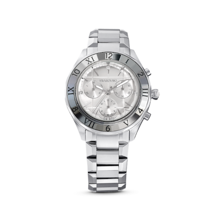 Resim Saat, 39 mm, İsviçre Üretimi, Metal bileklik, Gümüş Rengi, Paslanmaz çelik