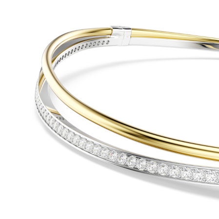 Resim Hyperbola Gerdanlık, Yuvarlak kesim, Beyaz, Karışık metal yüzey