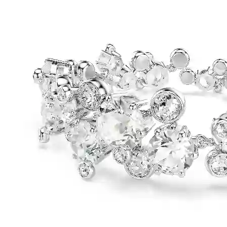 Resim Constella Bileklik, Karışık kesimler, Beyaz, Rodyum kaplama