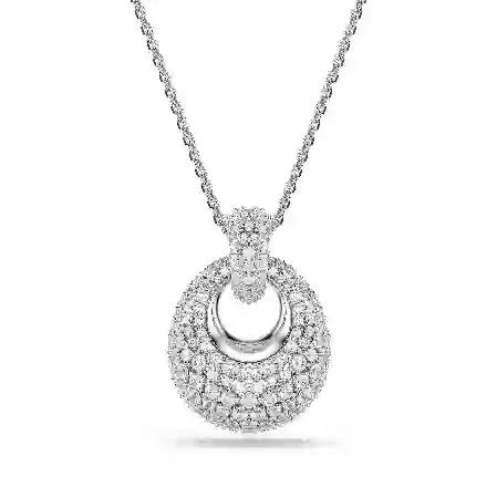 Resim Sublima Kolye, Beyaz, Rodyum kaplama