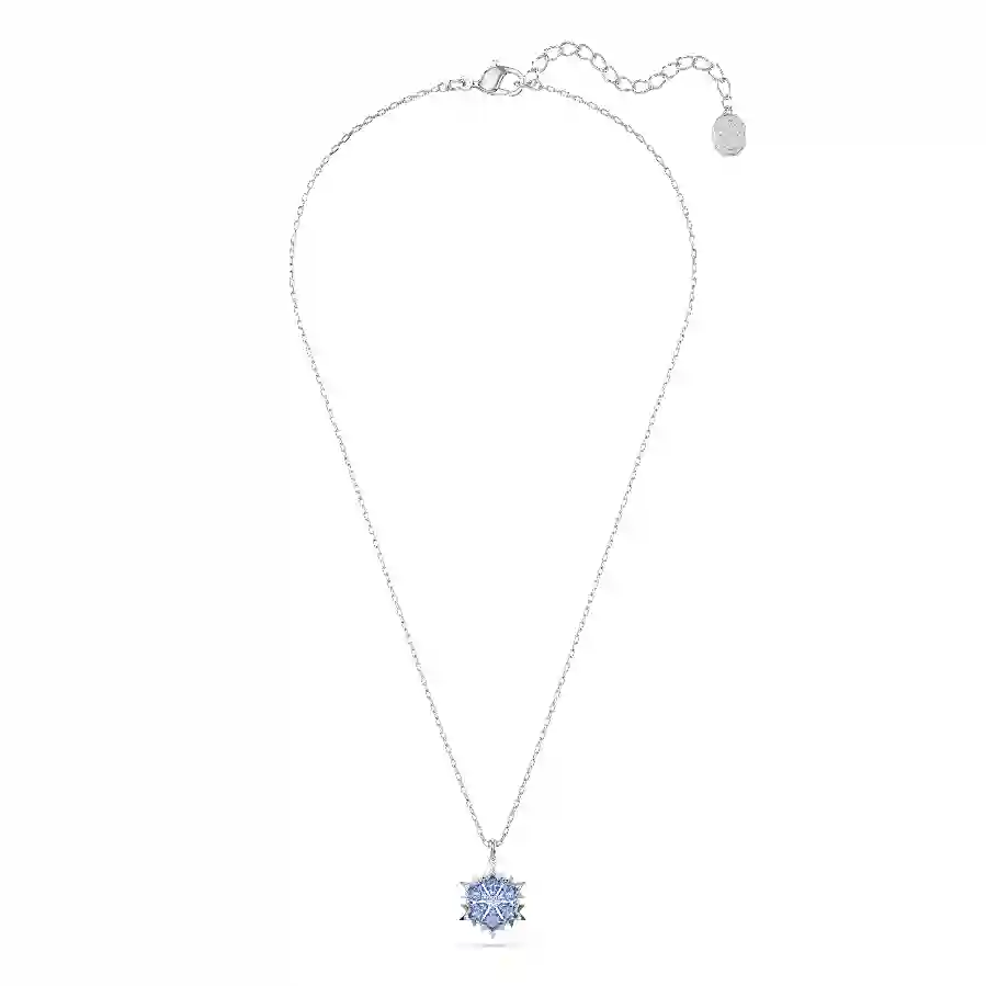 Resim Magic Kolye, Kar tanesi, Mavi, Rodyum kaplama