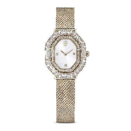 Resim Matrix Octagon Saat, Metal bileklik, Altın Rengi, Şampanya altın rengi yüzey