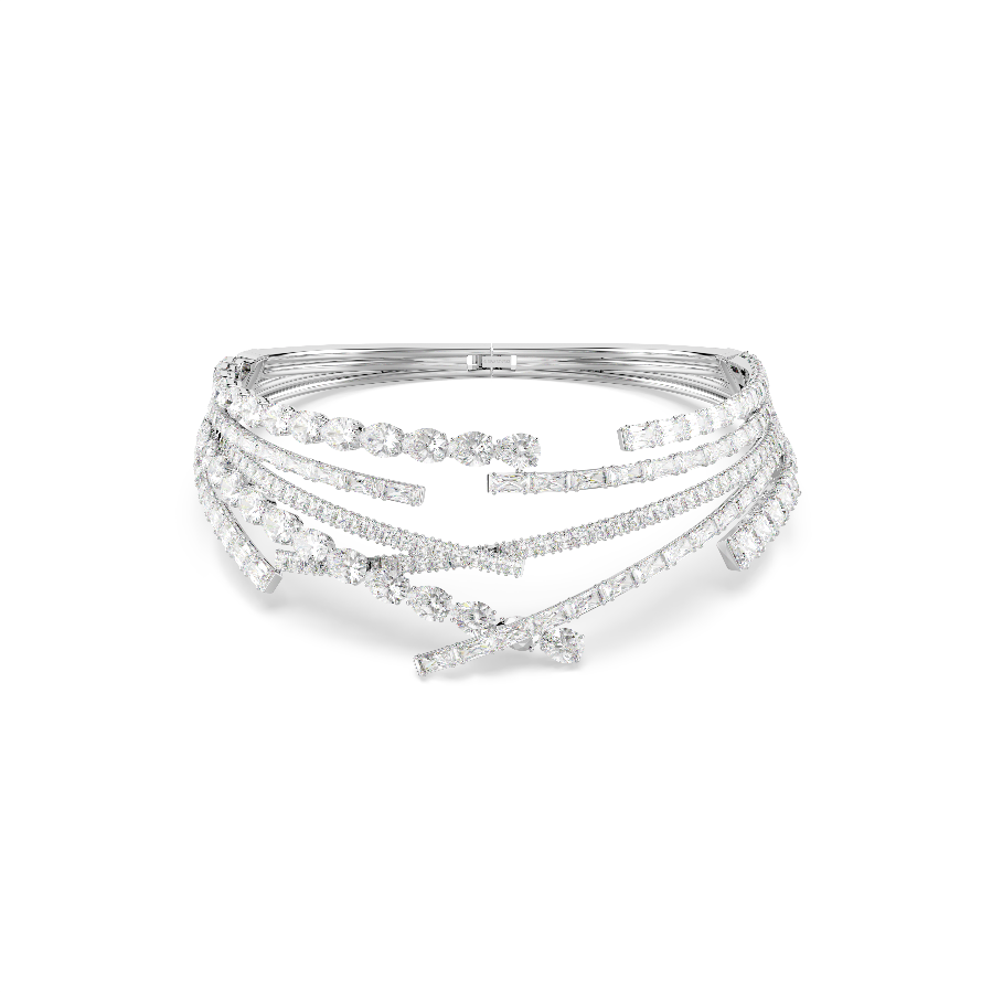 Resim Matrix Gerdanlık, Karışık kesimler, Beyaz, Rodyum kaplama