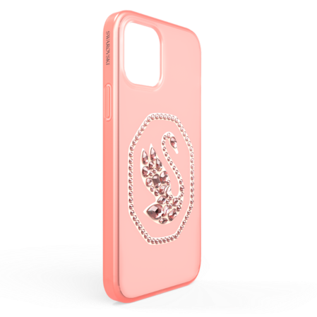 Resim Akıllı Telefon Kılıfı, Kuğu, iPhone® 12 Pro Max, Uçuk pembe