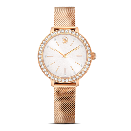 Resim Certa Saat, Metal bileklik, Rose Altın tonu, Pembe altın rengi yüzey