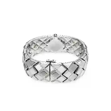 Resim Curiosa Bangle Saat, Kristal bileklik, Gümüş Rengi, Paslanmaz çelik