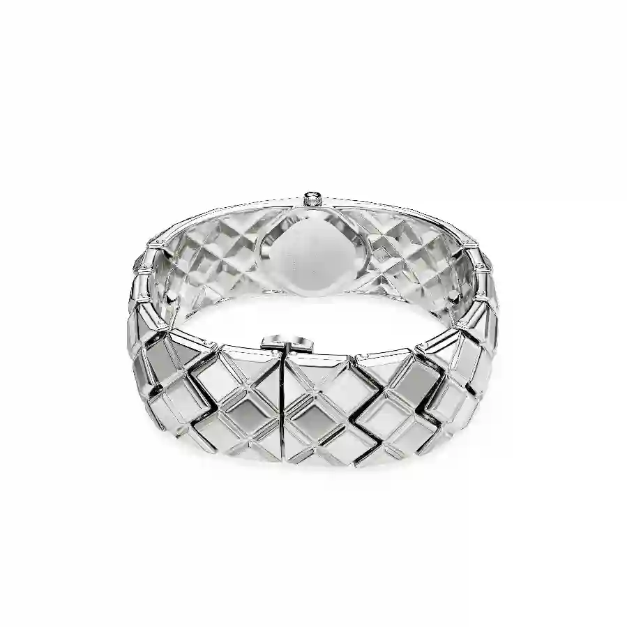 Resim Curiosa Bangle Saat, Kristal bileklik, Gümüş Rengi, Paslanmaz çelik