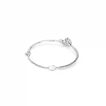 Resim Snake Bileklik, Karışık kesimler, Yılan Yılı, Beyaz, Rodyum kaplama