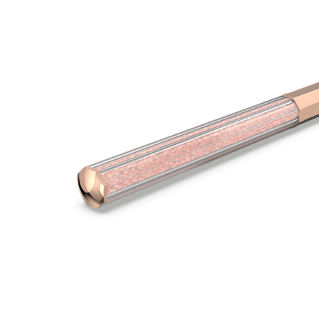 Resim Crystalline Tükenmez Kalem, Sekizgen şekil, Rose Altın tonu, Pembe altın rengi kaplama