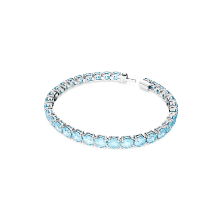 Resim Matrix Tennis Bileklik, Yuvarlak kesim, Mavi, Rodyum kaplama