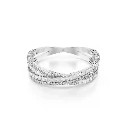 Resim Hyperbola Kelepçe, Karışık kesimler, Infinity, Beyaz, Rodyum kaplama