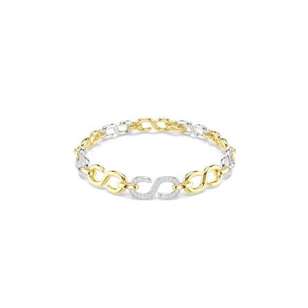 Resim Dextera Bileklik, Yuvarlak kesim, Beyaz, Karışık metal yüzey