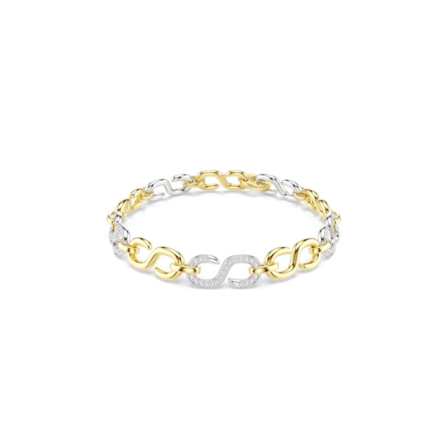 Resim Dextera Bileklik, Yuvarlak kesim, Beyaz, Karışık metal yüzey