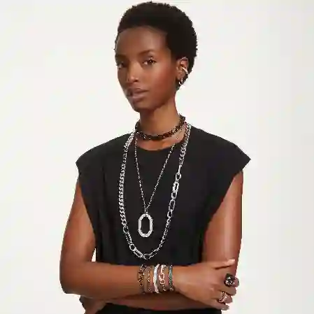 Resim Matrix Tennis Bileklik, Yuvarlak kesim, Gri, Rutenyum kaplama