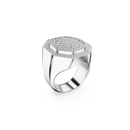 Resim Dextera Kokteyl Yüzüğü, Sekizgen şekil, Beyaz, Rodyum kaplama