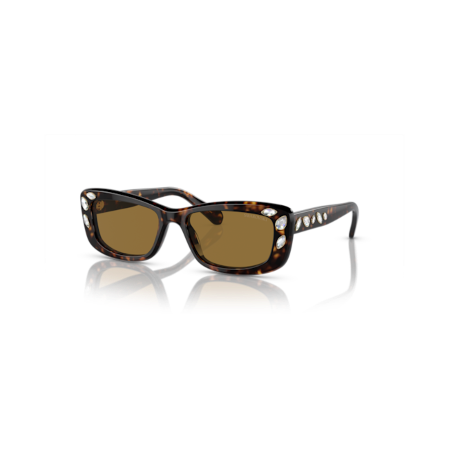 Resim Güneş Gözlüleri, Dikdörtgen şekil, SK6008, Kahverengi