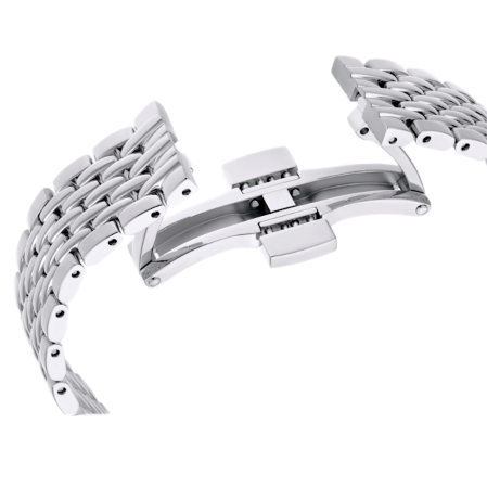 Resim Crystalline wonder Saat, İsviçre Üretimi, Metal bileklik, Gümüş Rengi, Paslanmaz çelik