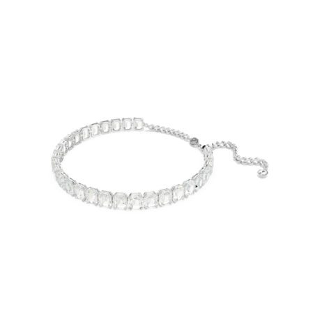 Resim Millenia Gerdanlık, Sekizgen kesim, Beyaz, Rodyum kaplama