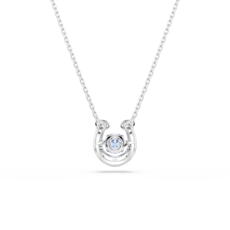 Resim Symbolica Kolye, Yuvarlak kesim, Pavé, At Nalı, Mavi, Rodyum kaplama