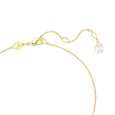 Resim Idyllia Kolye, Kristal inci, Karışık kesimler, Çiçek, Çok renkli, Altın rengi kaplama