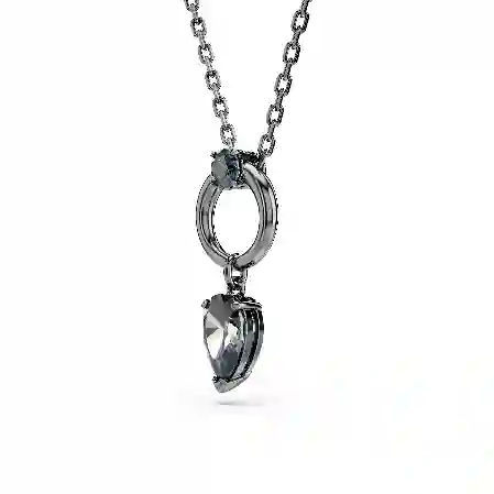 Resim Mesmera Kolye, Karışık kesimler, Gri, Rutenyum kaplama