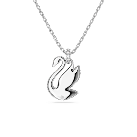 Resim Swarovski Iconic Swan Kolye, Kuğu, Orta, Beyaz, Rodyum kaplama